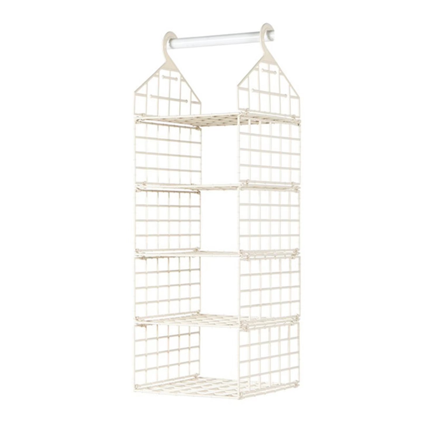 ClosetMax™ Foldable Hanging Organizer – Multi-Tier Space Saver for Pajamas, Coats, Sweaters & More