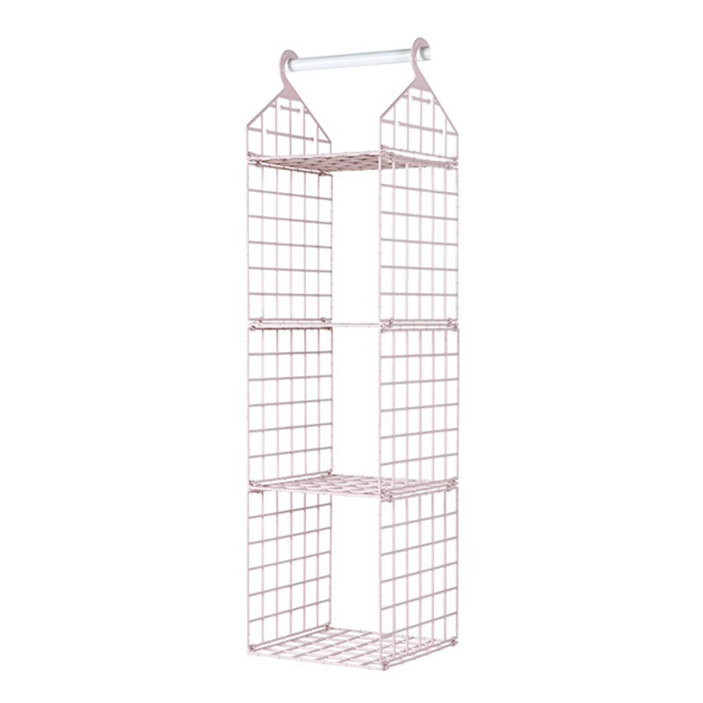 ClosetMax™ Foldable Hanging Organizer – Multi-Tier Space Saver for Pajamas, Coats, Sweaters & More